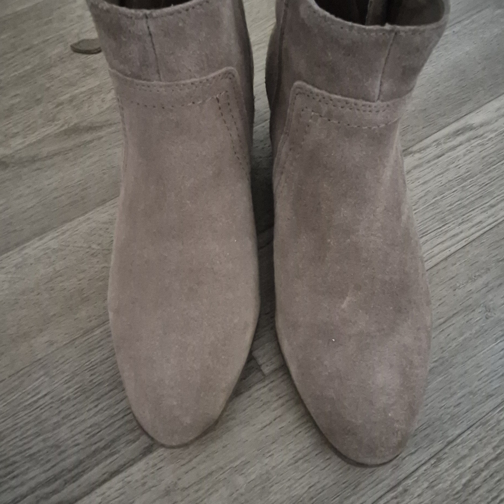 Chic Taupe Ankle Booties
